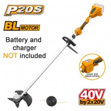 INGCO Θαμνοκοπτικό Μηχάνημα Μπαταρίας 2x20V Li-Ion SOLO CSTLI20028 INGCO Θαμνοκοπτικό Μηχάνημα Μπαταρίας 2x20V Li-Ion SOLO CSTLI20028